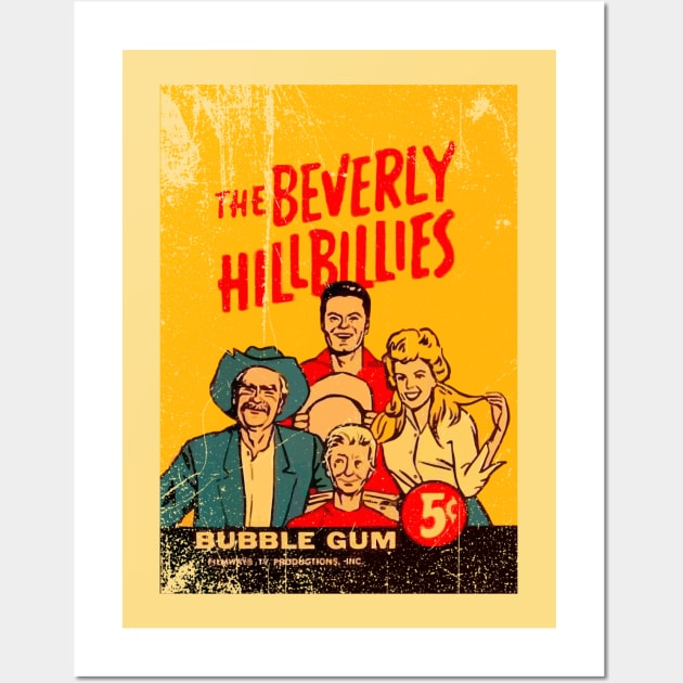 Beverly Hillbillies Vintage Distressed Wall Art by offsetvinylfilm